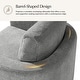 preview thumbnail 32 of 35, HULALA HOME Taresa Modern Barrel-Shaped Rotatable chair