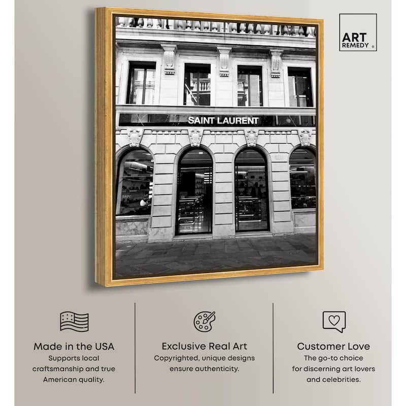 Glam Store front II Canvas by Art Remedy