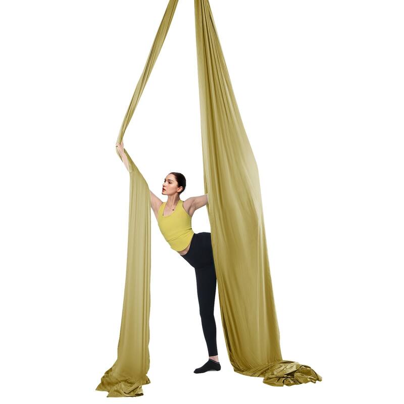 Aerial Fitness Hammock Kit Strong Nylon Swing with Complete Rigging