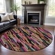 preview thumbnail 31 of 44, Premium Washable Super Soft Modern Contemporary Mayfield Rug Pink - 8' x 8'