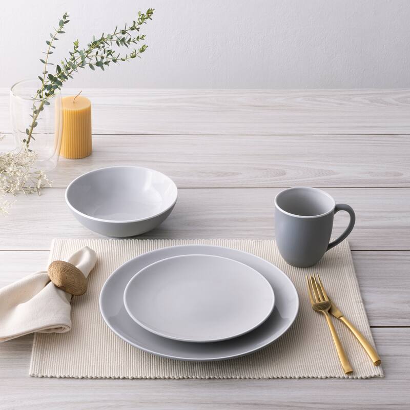 Noritake ColorTrio 4-Piece Coupe Place Setting, Service for 1
