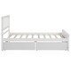 preview thumbnail 6 of 8, Twin Size Platform Bed with Storage Drawers and Sturdy Pine Construction