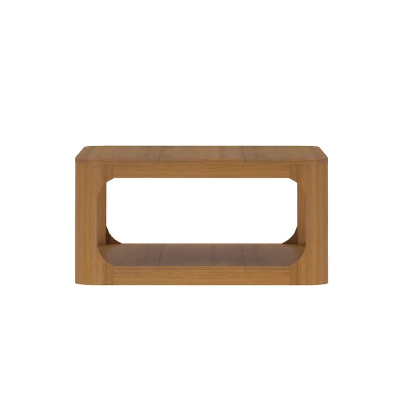 Plank and Beam Forma Real Wood Square Coffee Table - 36"