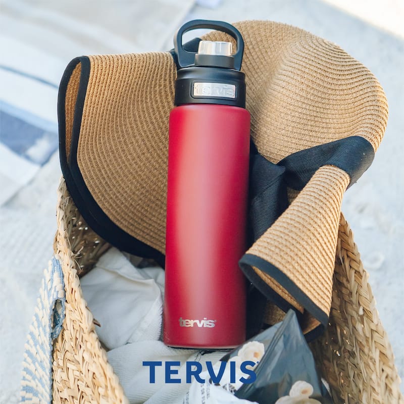Tervis Leopard Frost Animal Print Collection Triple Walled Insulated Travel Tumbler, Frost