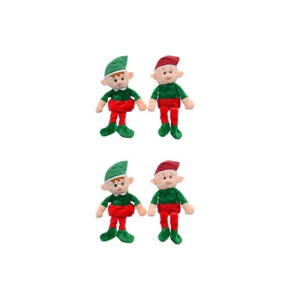 christmas house plush elves 9 in