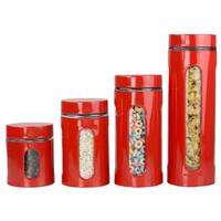 Buy Red Kitchen Canisters Online At Overstock Our Best Kitchen Storage Deals
