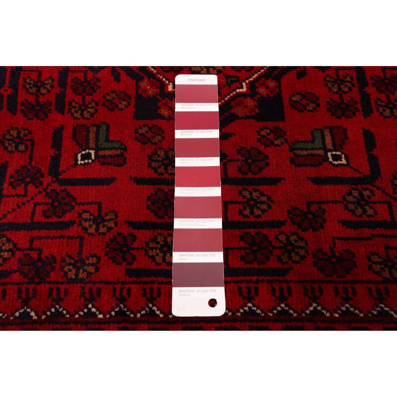 ECARPETGALLERY Hand-knotted Finest Khal Mohammadi Red Wool Rug - 5'0 x 6'6