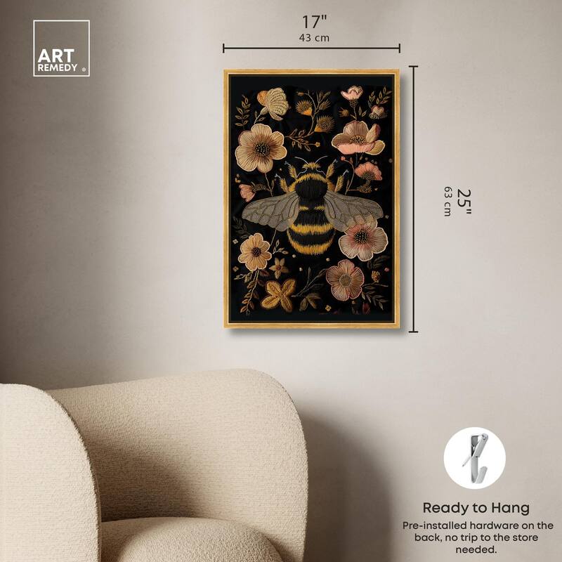 Honeyed Herald II Canvas by Art Remedy