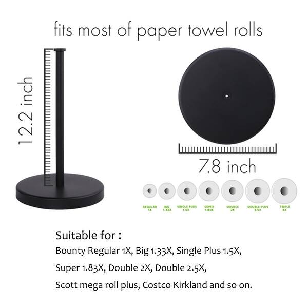 dimension image slide 0 of 2, Kitchen Freestanding Paper Towel Holder