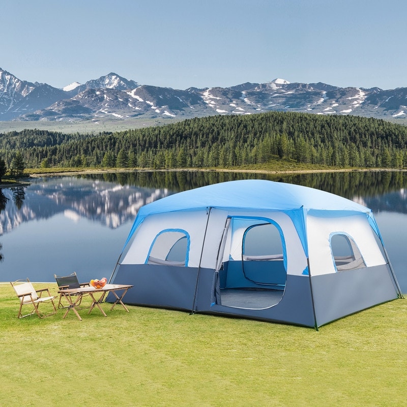 170 inches 14 Person Roomy Family Camping Tent 14 PERSON