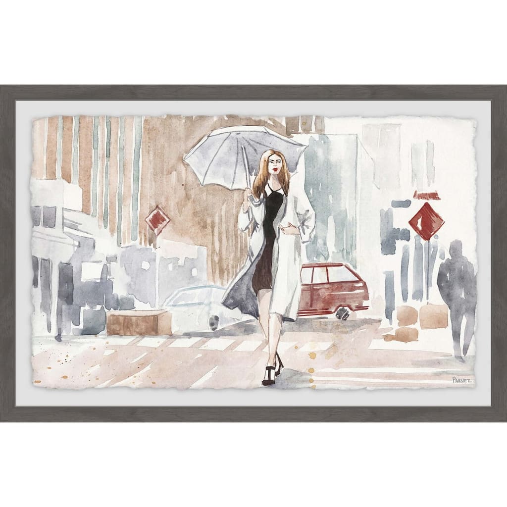 Large Framed Canvas Wall Art - 36" Modern Print - Home Decor Painting