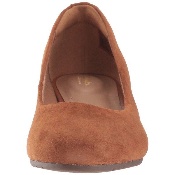 clarks women's vendra bloom wedge pump
