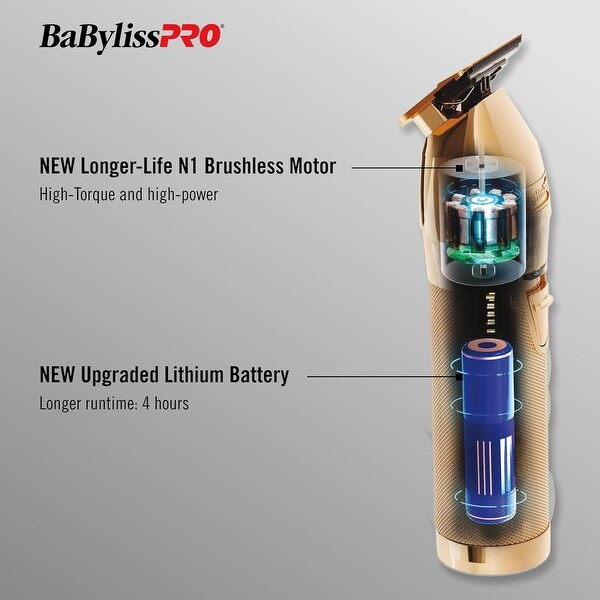 BabylissPro Gold Skeleton Trimmer FX787G - On Sale - Bed