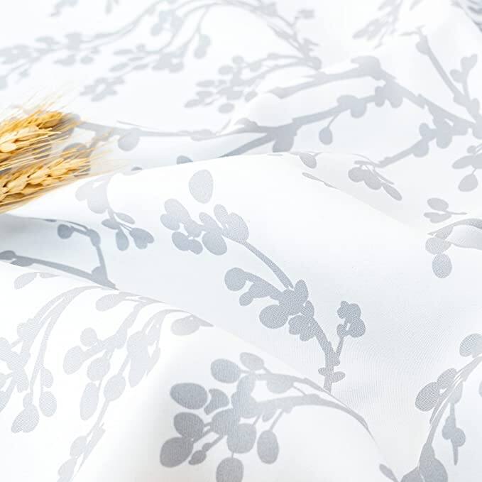 DriftAway Sarah Floral Tree Branch Pattern Blackout Window Curtain Grommet 2 Layer