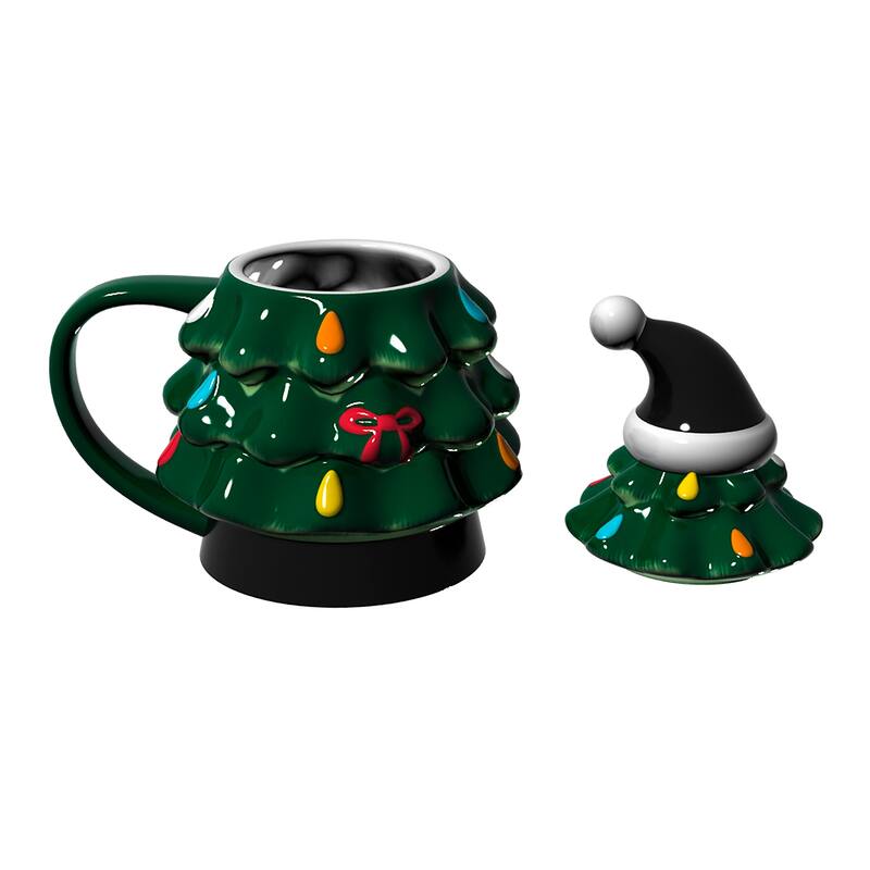 Philadelphia Eagles, 14 oz Ceramic Christmas Tree Cup Gift Set