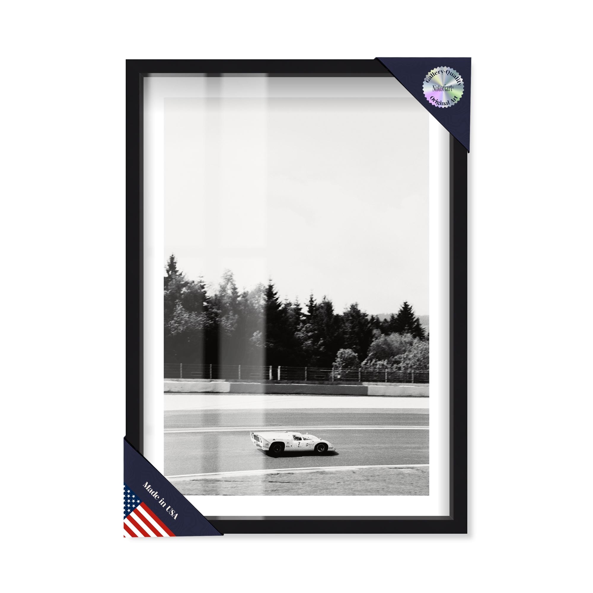 Lucky number 7 Shadowbox Print by Notoriart