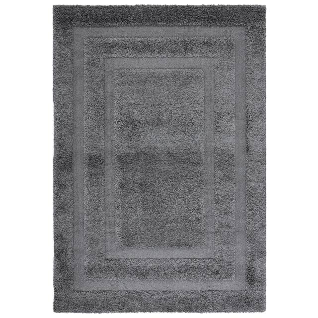 SAFAVIEH Florida Shag Carlinde Border 1.2-inch Thick Rug