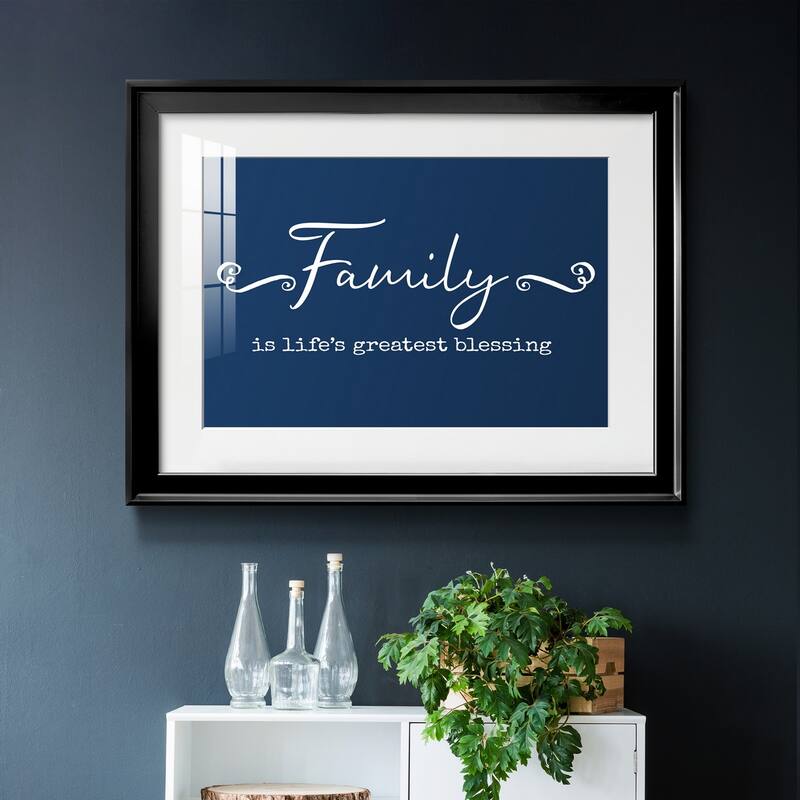 Family Greatest Blessing Premium Framed Print - Ready to Hang