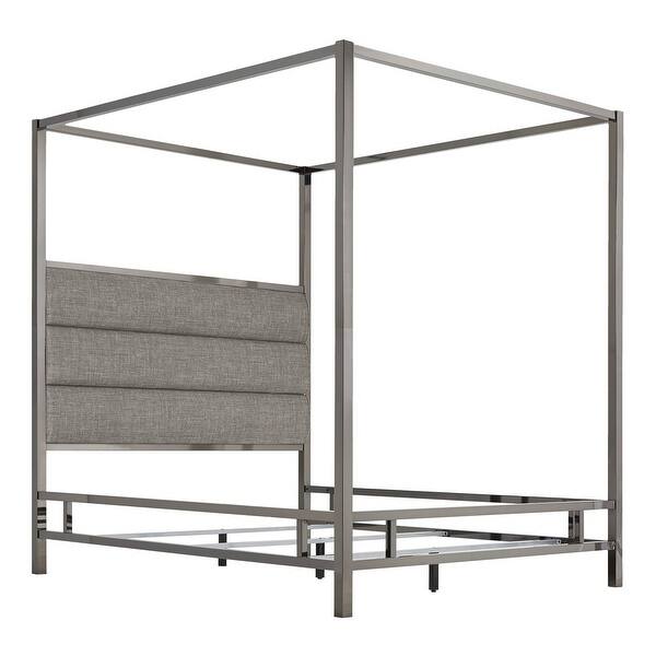 Solivita Black Nickel Canopy Bed by iNSPIRE Q Bold