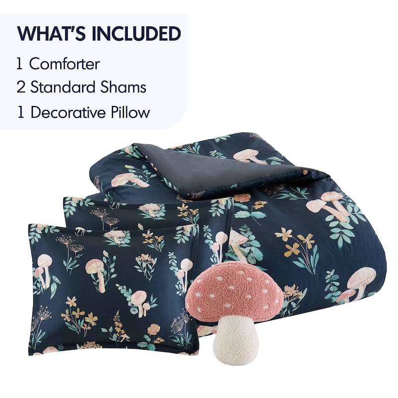 Intelligent Design Brynn Mushroom Garden Comforter Set