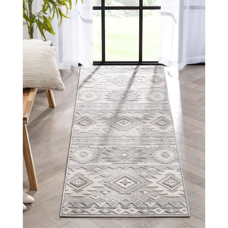 Well Woven Dorado Mamba Indoor Outdoor Southwestern Area Rug