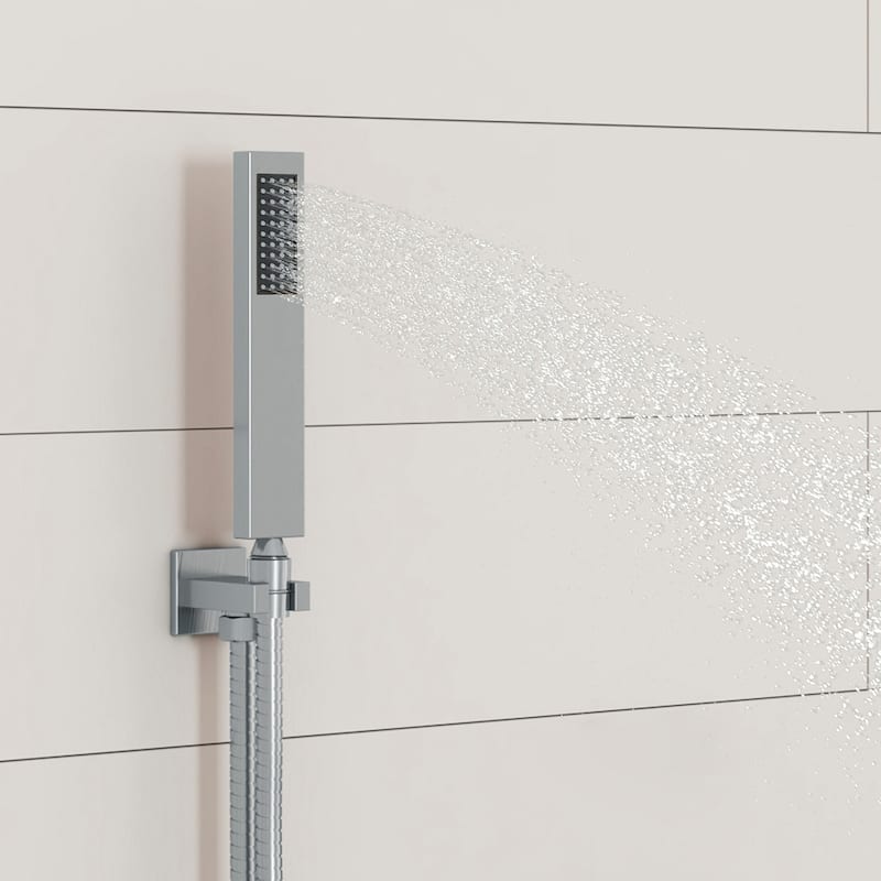 CASAINC Integrated 10 Inch Wall Mouted Shower Head 2 Function with Pressure Balancing Valve CUPC Certified