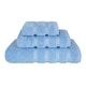 preview thumbnail 96 of 108, 3 Piece Bathroom Towel Set 100% Cotton Luxury Turkish Bath Hand Towels Extra Large Face Towels Clearance Set Sky Blue