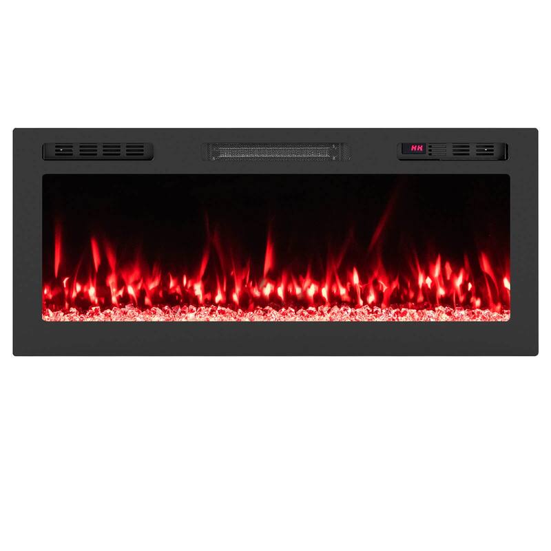 Costway 42" Smart WiFi Electric Fireplace Work with Alexa & Google - See Details