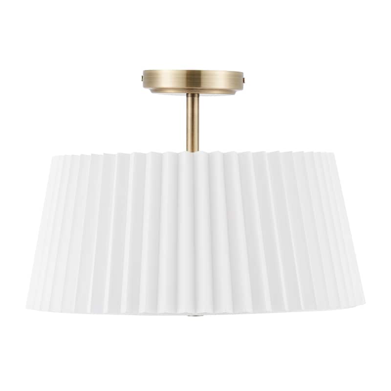 CO-Z 3-Light Modern Semi Flush Mount Ceiling Light Fixture - Gold - Gold