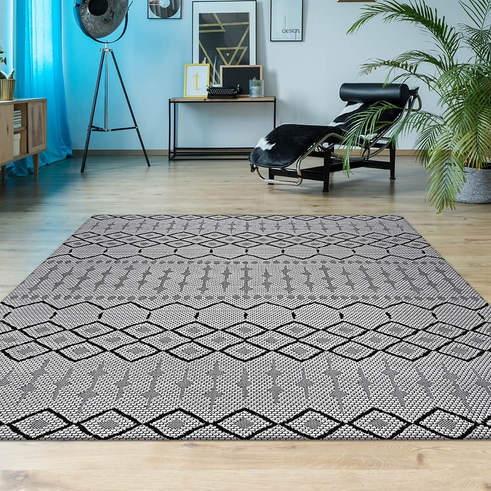 Porch & Den Carlsbad Light Gray Indoor-Outdoor Area Rug