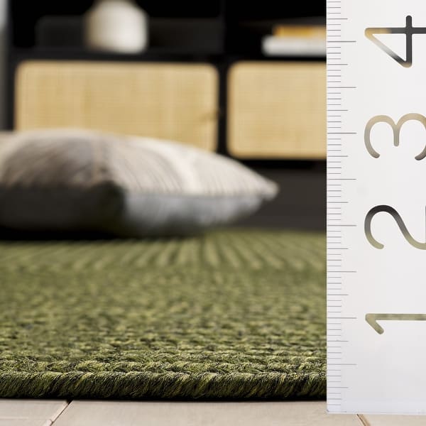 dimension image slide 3 of 10, SAFAVIEH Handmade Braided Country Casual Lavada Rug