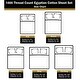 preview thumbnail 2 of 36, Superior Egyptian Cotton 1000 Thread Count Deep Pocket Solid Sheet Set