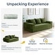 preview thumbnail 61 of 86, Corduroy Loveseat Sofa Bed 4 in 1 Foldable Floor Sofa Couch Convertible Boneless Couch