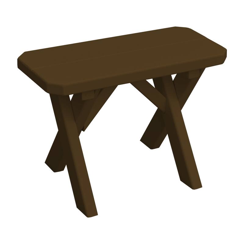 Pine 2' Crossleg Bench