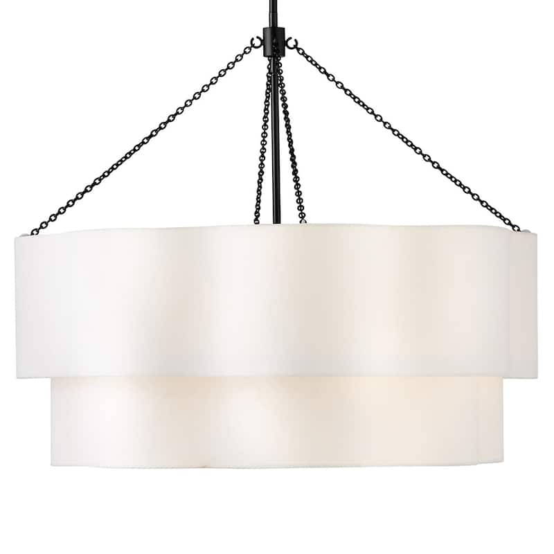 Hinkley Lighting 47735 Gwen 8 Light 32" Wide Waterfall Chandelier