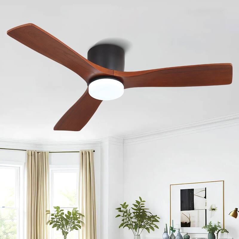 48In 3Blade Dc Motor Indoor Ceiling Fan With Light Kit And Remote