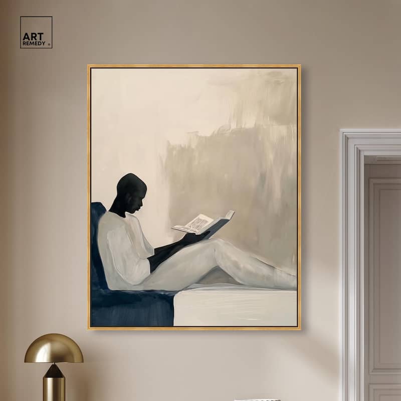 Void Reader I Canvas by Art Remedy