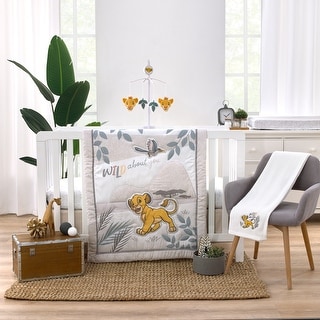 Disney Lion King Wild About You Simba 3 Piece Crib Bedding Set