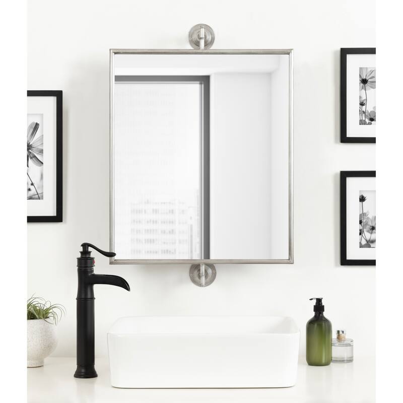 Kate and Laurel Darbridge Rectangle Pivot Mirror