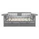 preview thumbnail 5 of 28, Roomfitters Full Size Daybed with Two Drawers, Wood Slat Support, Practical Storage Solution for Compact Spaces