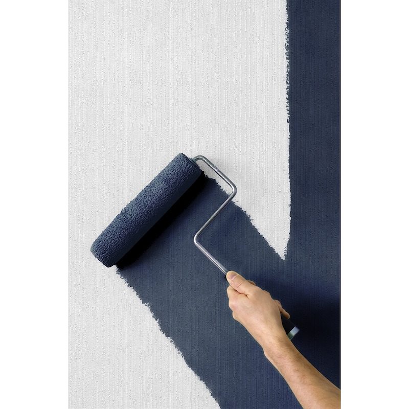 Erismann Linen Stripe Paintable Wallpaper - 20.9 in. W x 33 ft. L - 20.9 in. W x 33 ft. L - Off-White
