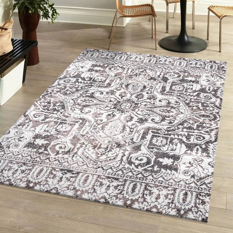 JONATHAN Y Irving Grand Medallion Ornate Area Rug