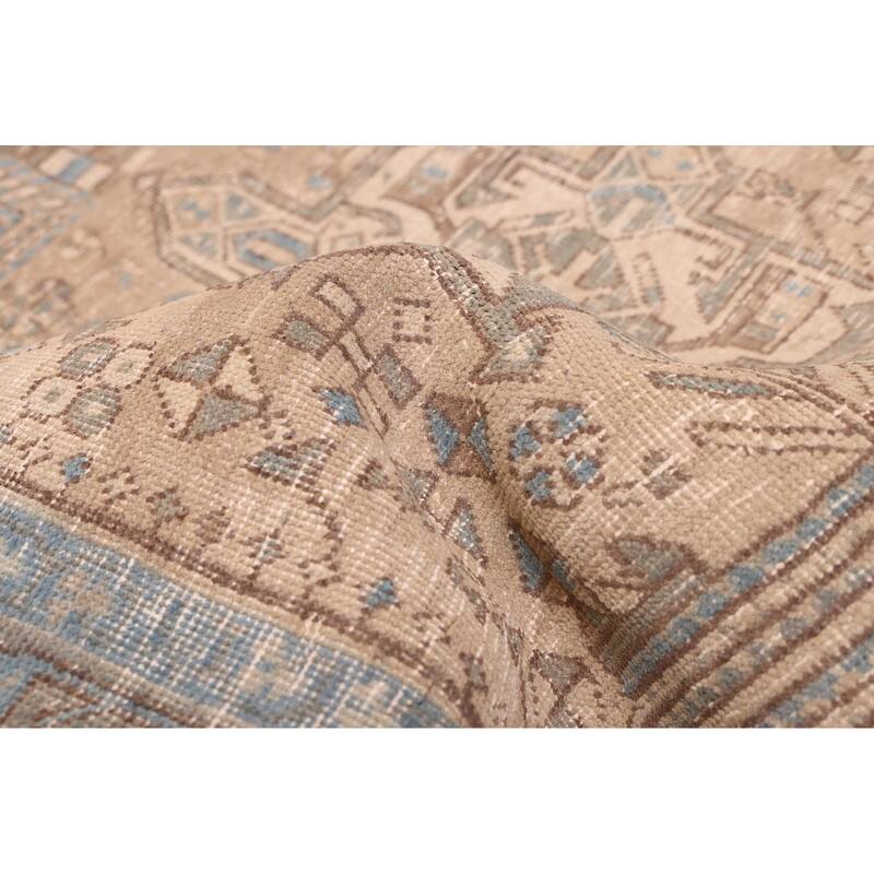 ECARPETGALLERY Hand-knotted Antalya Vintage Tan Wool Rug - 3'0 x 14'3