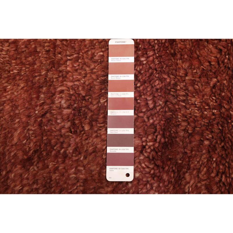 ECARPETGALLERY Hand-knotted Pak Finest Gabbeh Brown Wool Rug - 10'5 x 13'3