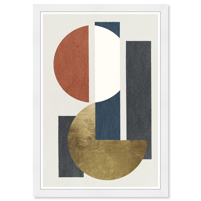 Wynwood Studio Prints Abstract Serenity White and Modern & Contemporary Wall Art Canvas Print