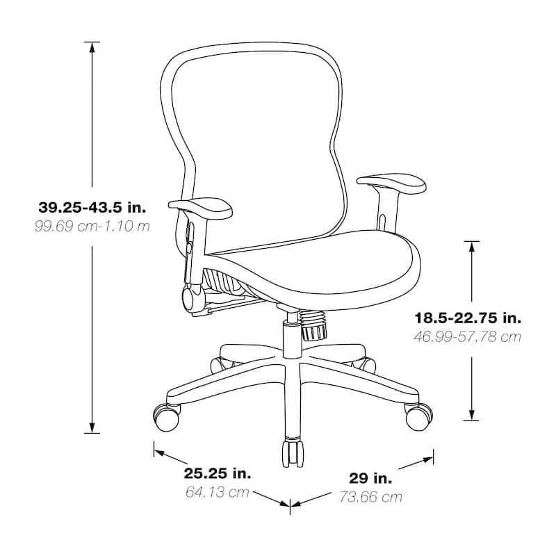 Deluxe Mesh Back and Seat Office Chair