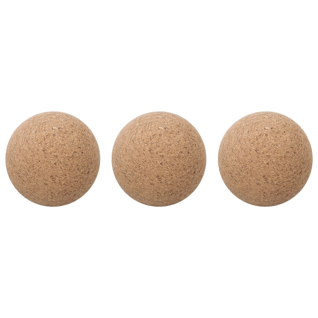 3 Pcs Wine Cork Ball, Wooden Cork Ball Stopper Cork Caps Stoppers
