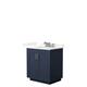 Option Dark Blue, Nickel Trim, Giotto Quartz Top