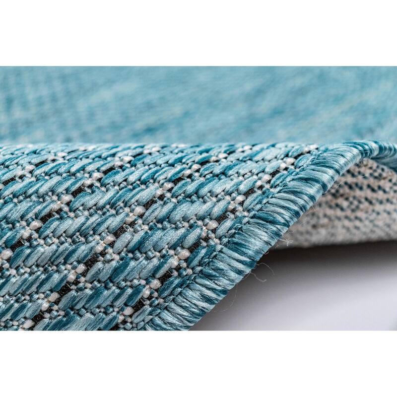 Liora Manne Carmel Textured Striped Indoor/ Outdoor Area Rug