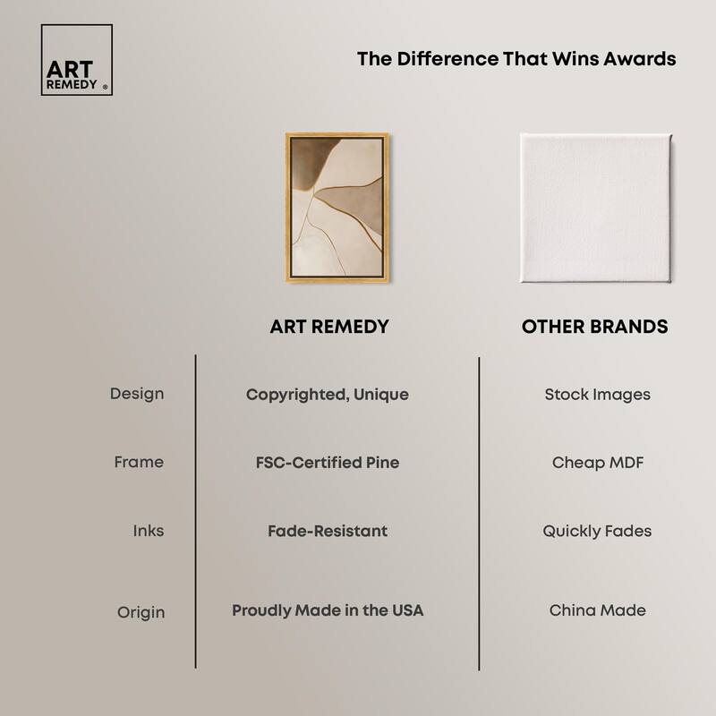 Taupe Terrain II Canvas by Art Remedy